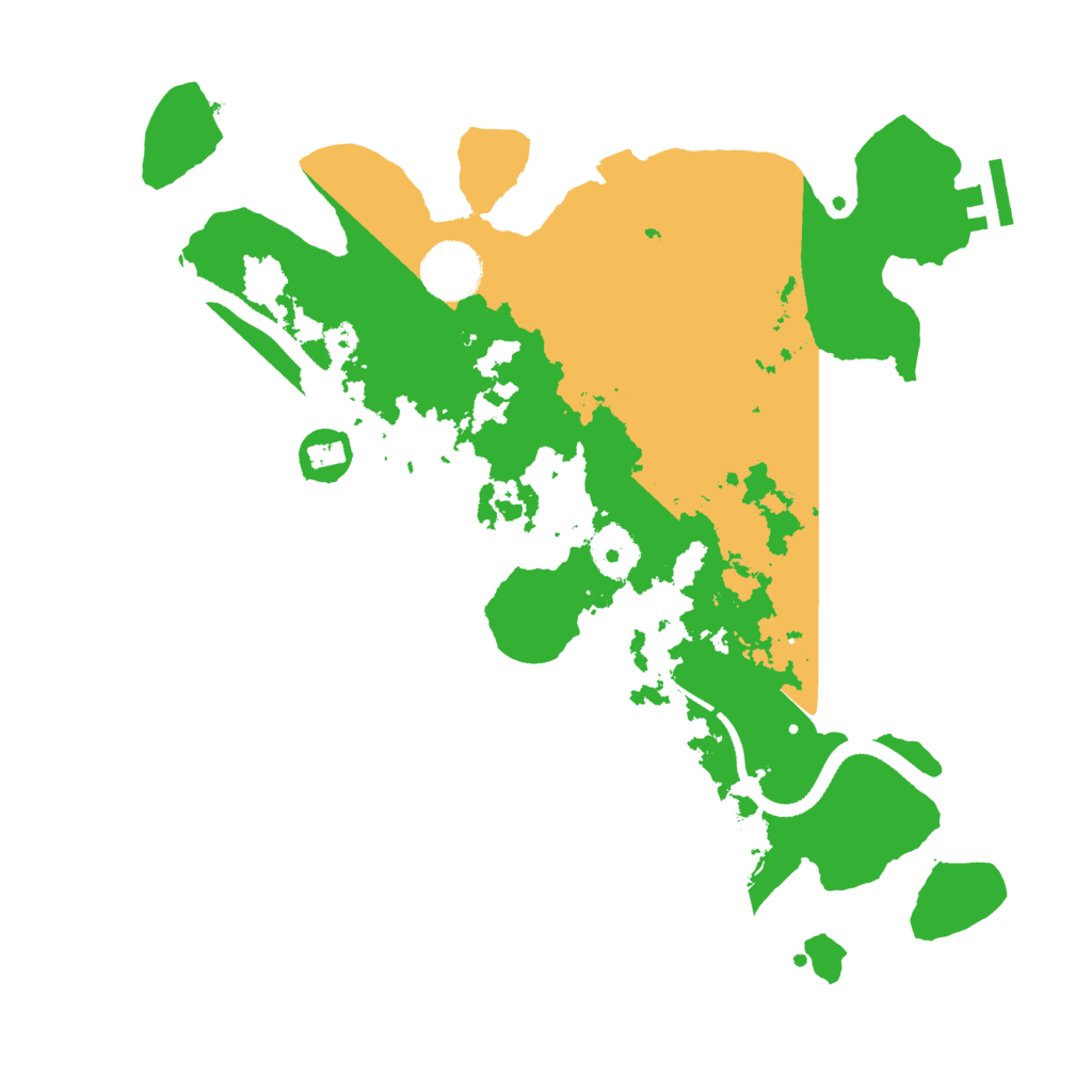 Biome Rust Map: Procedural Map, Size: 3300, Seed: 440581992