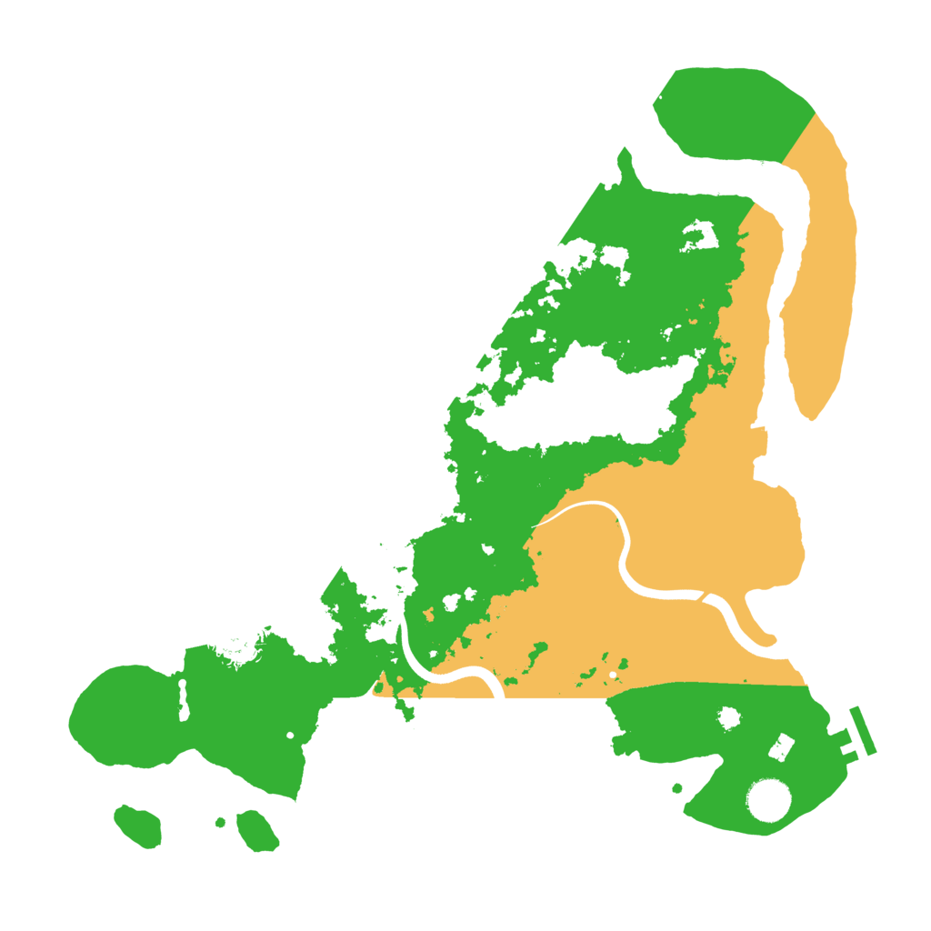Biome Rust Map: Procedural Map, Size: 3750, Seed: 1108491081