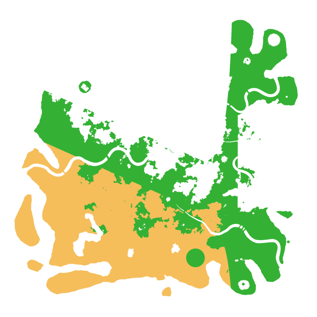 Biome Rust Map: Procedural Map, Size: 4500, Seed: 2062963464
