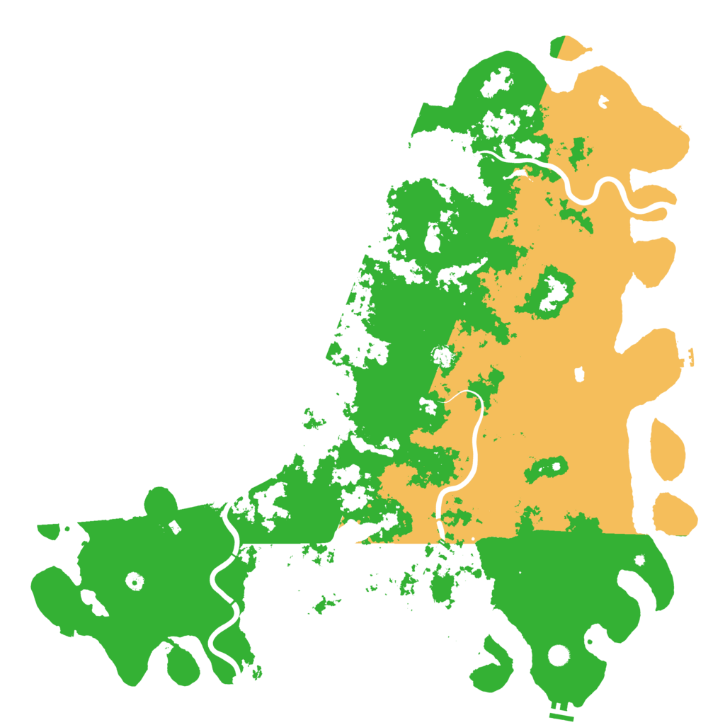 Biome Rust Map: Procedural Map, Size: 6000, Seed: 6835669