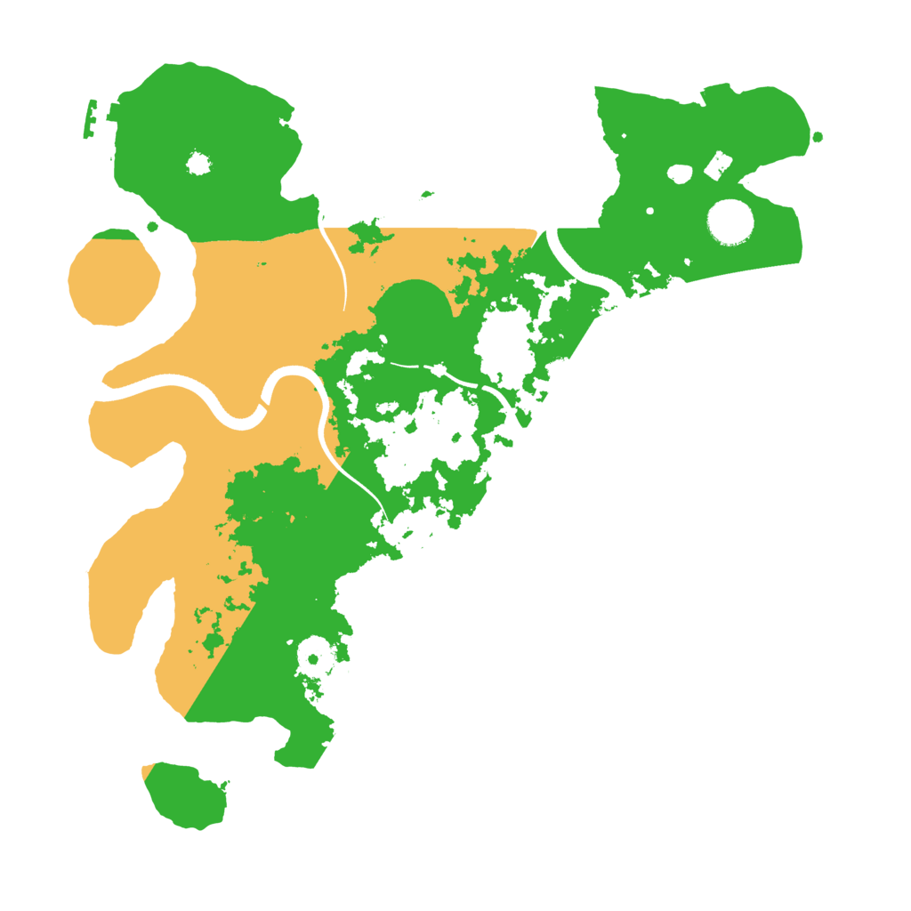 Biome Rust Map: Procedural Map, Size: 3500, Seed: 1429531609