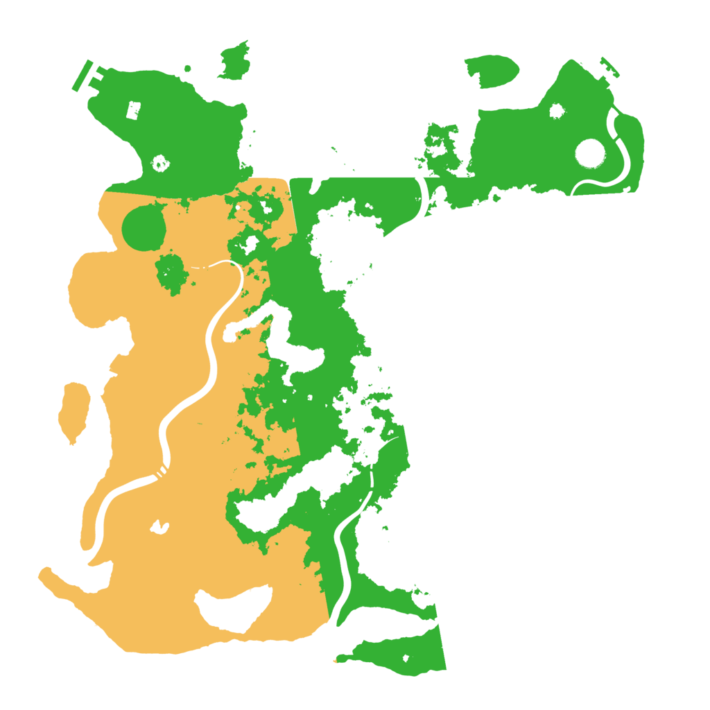 Biome Rust Map: Procedural Map, Size: 4250, Seed: 618596673