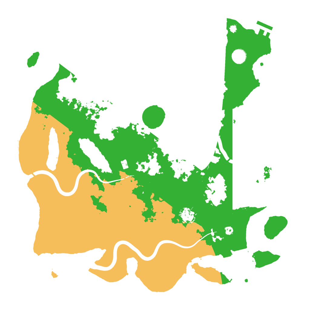 Biome Rust Map: Procedural Map, Size: 3750, Seed: 791697746