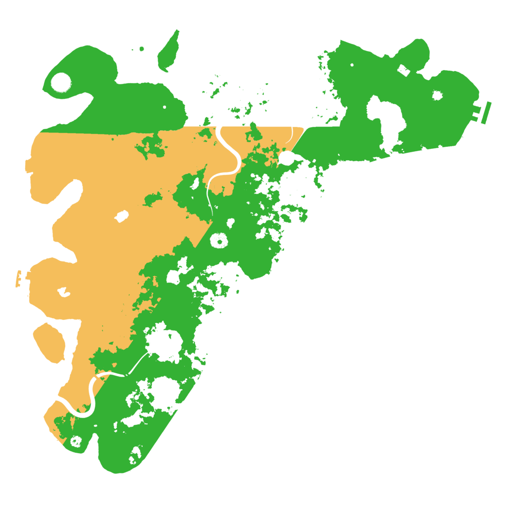 Biome Rust Map: Procedural Map, Size: 4500, Seed: 790311476