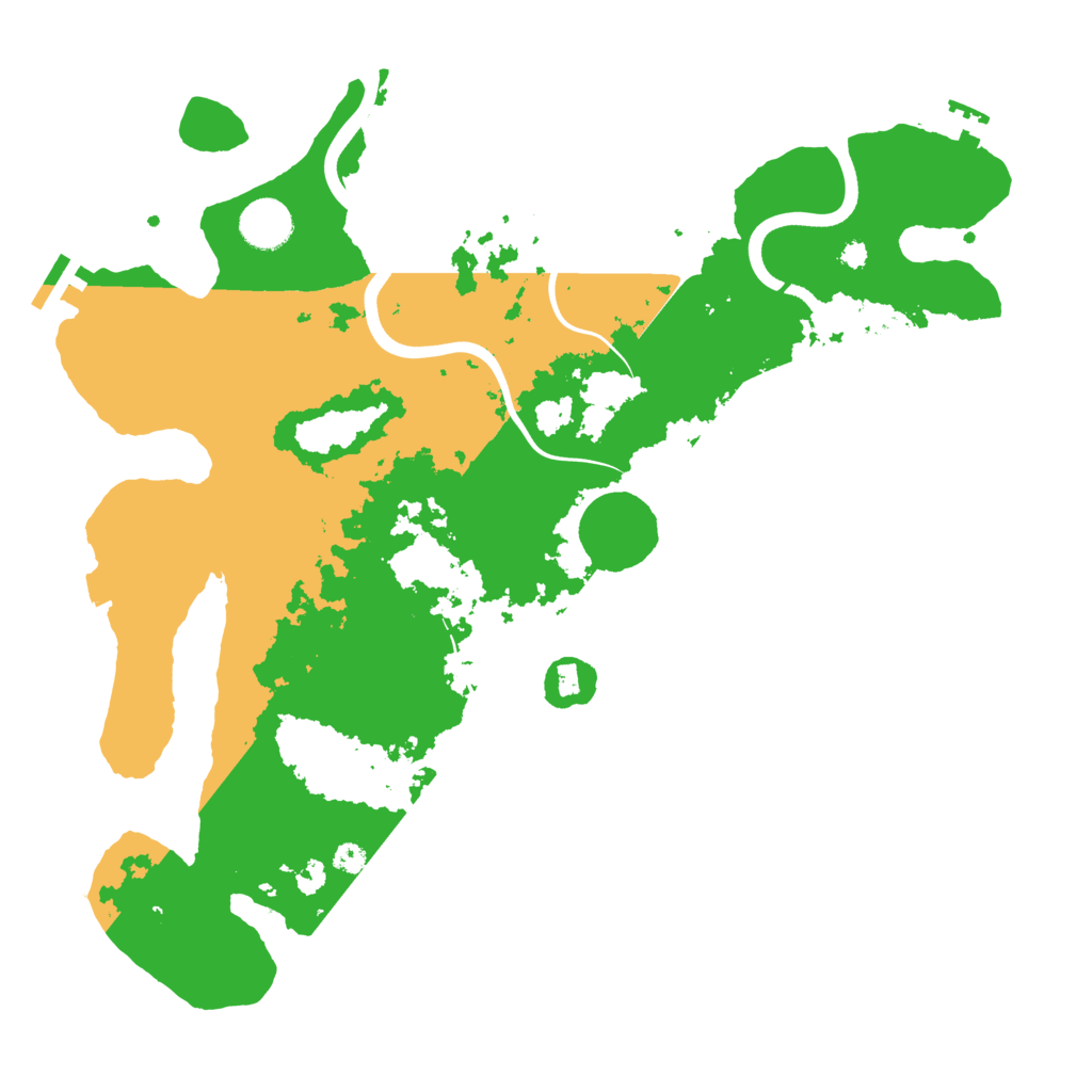 Biome Rust Map: Procedural Map, Size: 3750, Seed: 435294253
