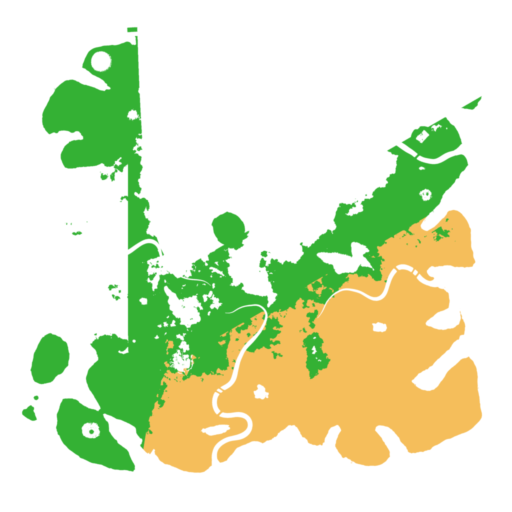 Biome Rust Map: Procedural Map, Size: 4500, Seed: 537769705