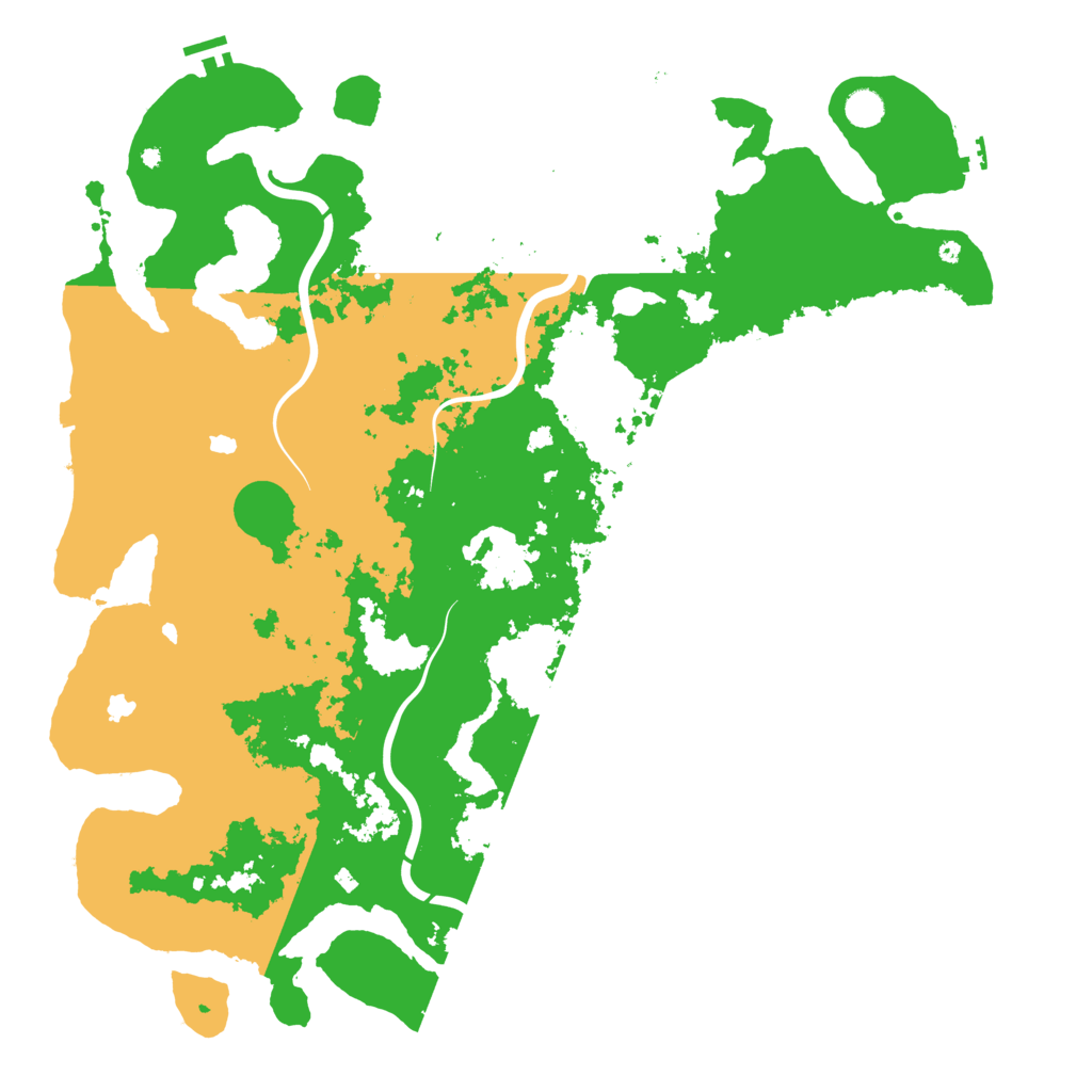 Biome Rust Map: Procedural Map, Size: 5000, Seed: 1160535406