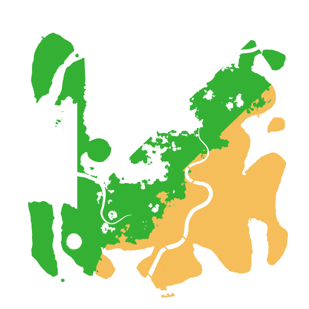 Biome Rust Map: Procedural Map, Size: 3500, Seed: 1918653217