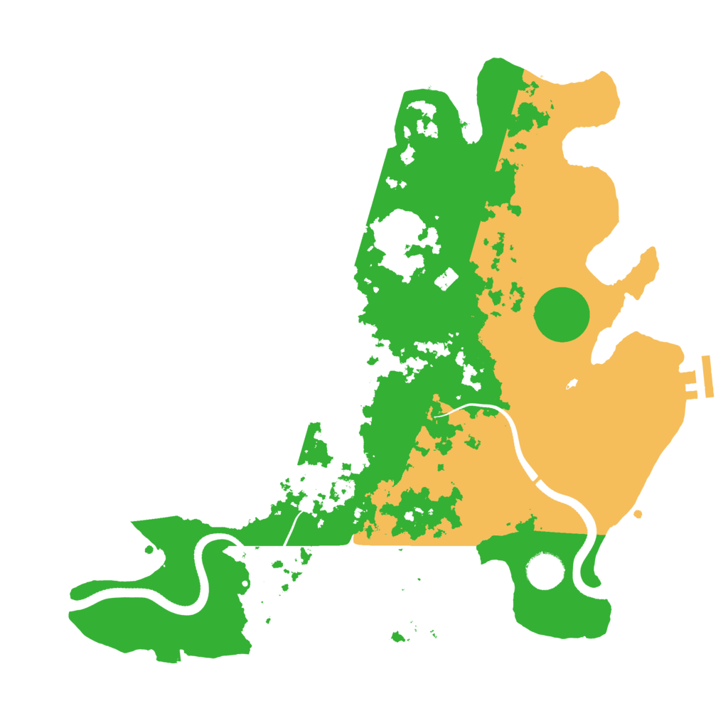 Biome Rust Map: Procedural Map, Size: 3500, Seed: 1107388360