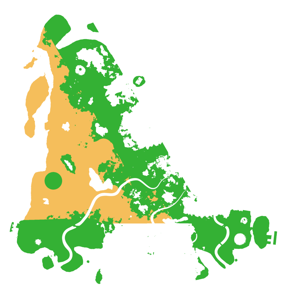 Biome Rust Map: Procedural Map, Size: 4500, Seed: 1983922854