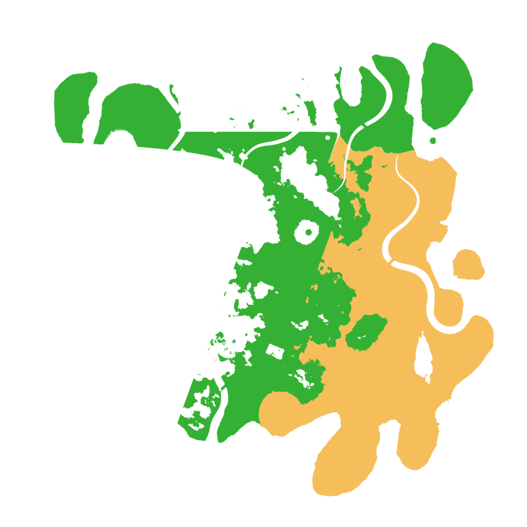 Biome Rust Map: Procedural Map, Size: 3300, Seed: 1500721694