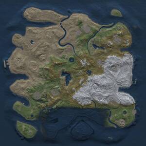 Thumbnail Rust Map: Procedural Map, Size: 4250, Seed: 1590337278, 17 Monuments