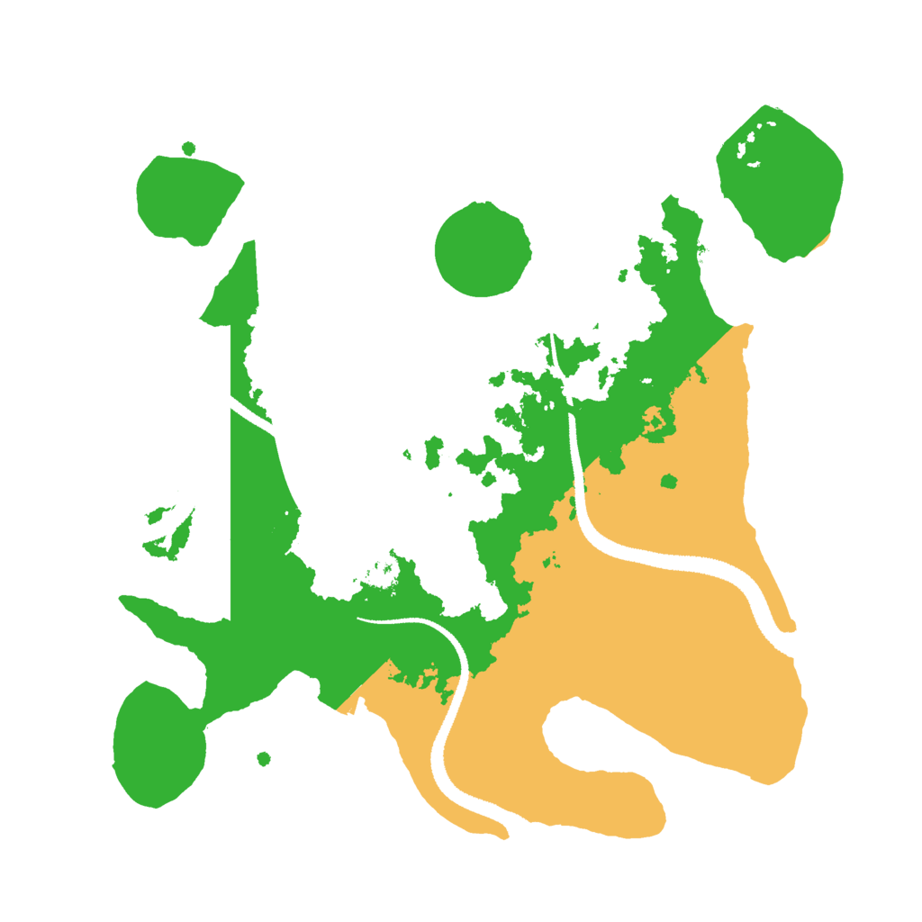 Biome Rust Map: Procedural Map, Size: 2700, Seed: 31628006