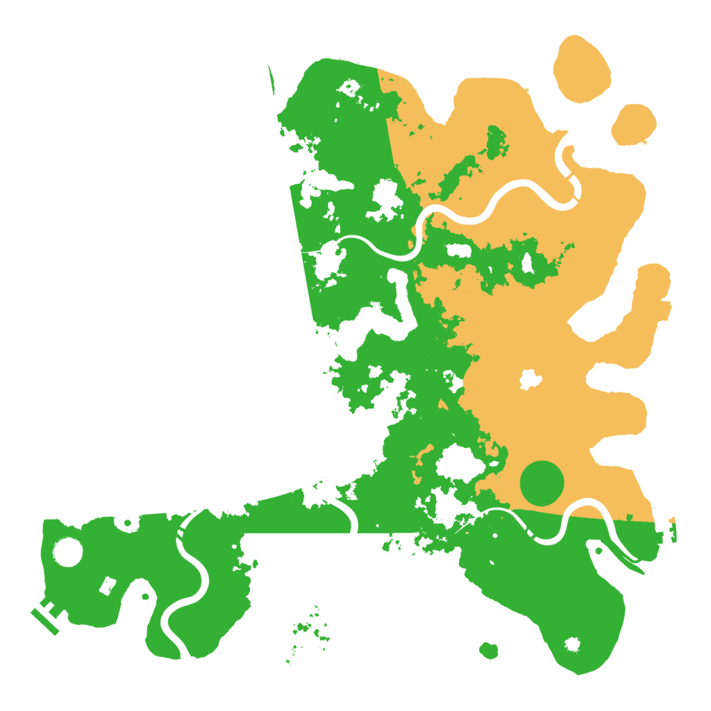 Biome Rust Map: Procedural Map, Size: 4250, Seed: 2135462890