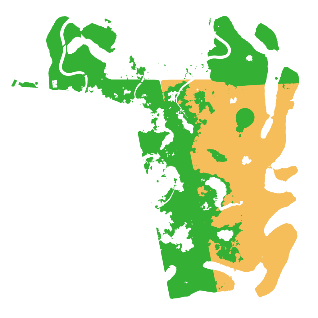 Biome Rust Map: Procedural Map, Size: 4500, Seed: 1120931475