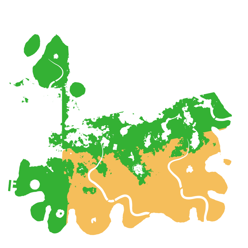 Biome Rust Map: Procedural Map, Size: 4500, Seed: 1027325478