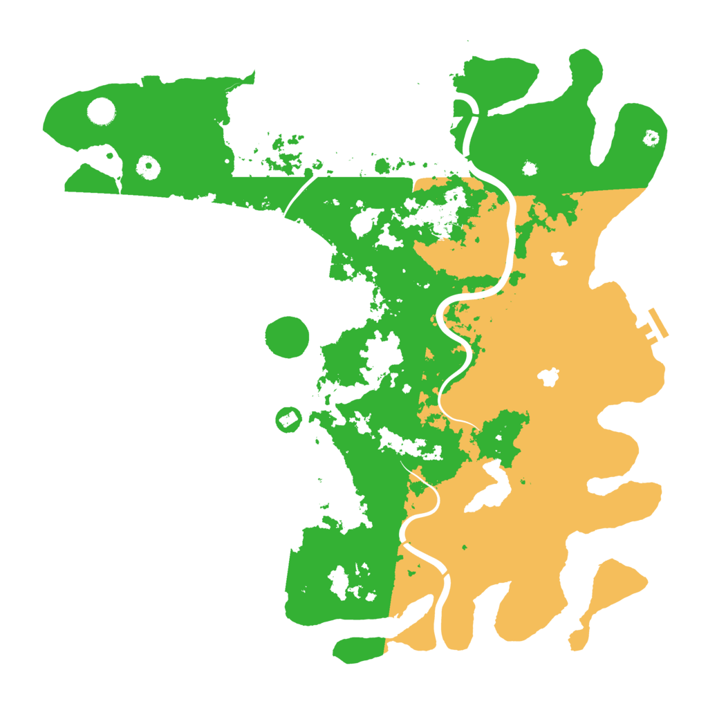 Biome Rust Map: Procedural Map, Size: 4500, Seed: 1345136422