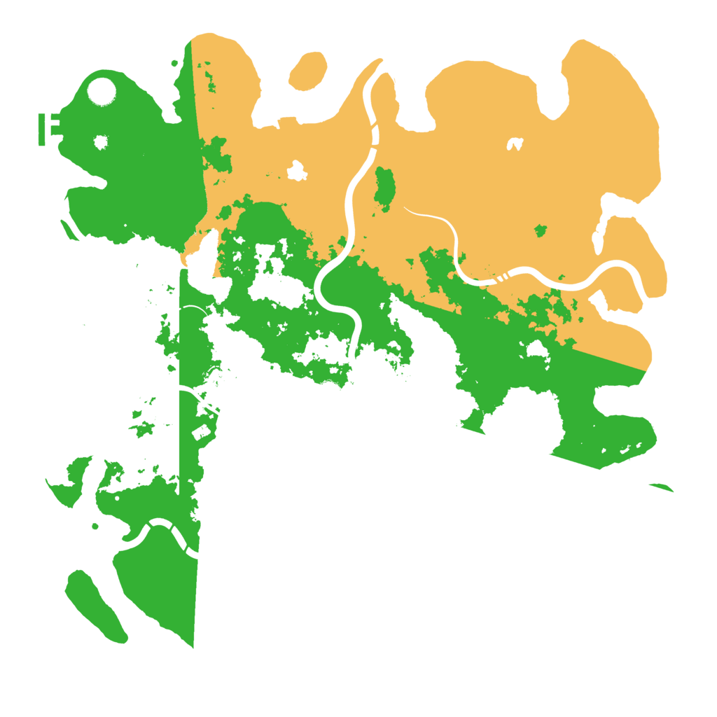 Biome Rust Map: Procedural Map, Size: 4500, Seed: 883665233