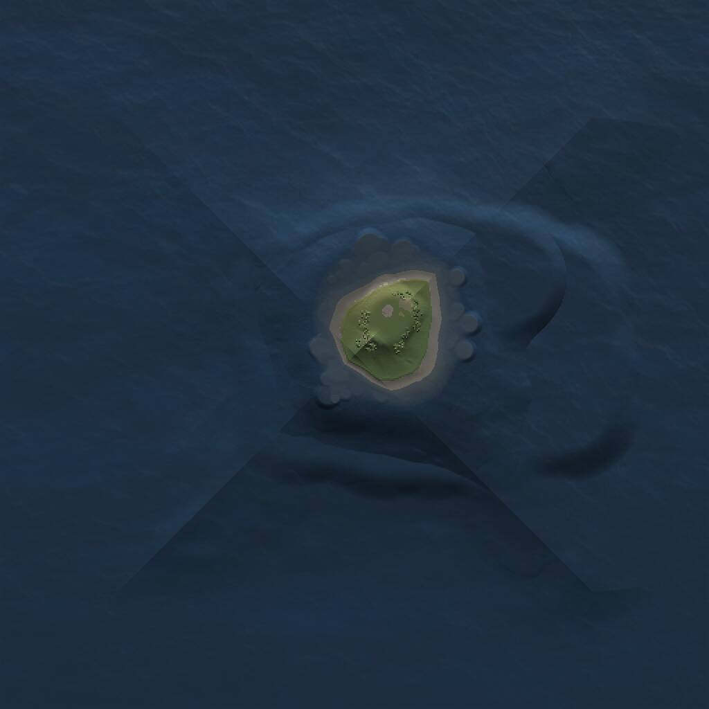 Rust Map: Procedural Map, Size: 1000, Seed: 67830, 1 Monuments