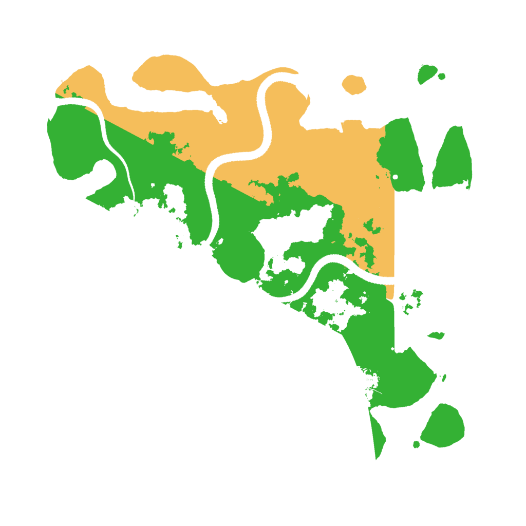 Biome Rust Map: Procedural Map, Size: 3000, Seed: 28235