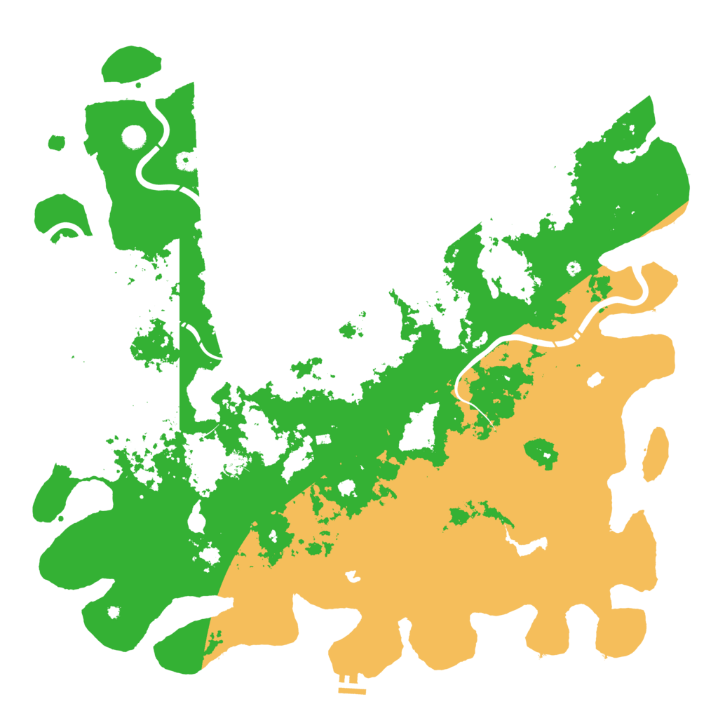 Biome Rust Map: Procedural Map, Size: 5250, Seed: 1919238509