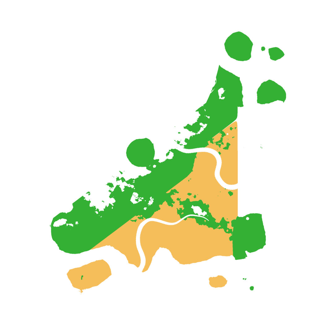 Biome Rust Map: Procedural Map, Size: 3000, Seed: 1165859992
