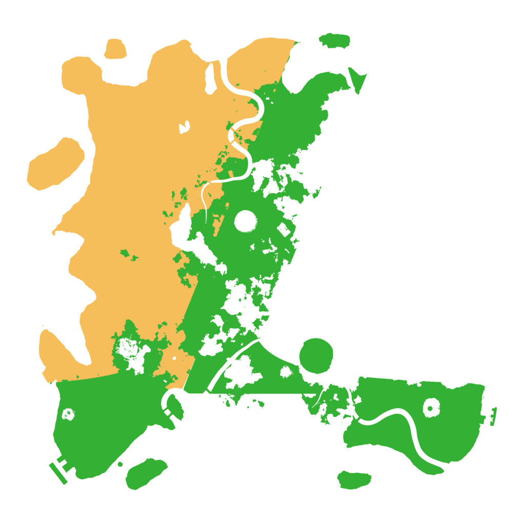 Biome Rust Map: Procedural Map, Size: 4250, Seed: 500362644
