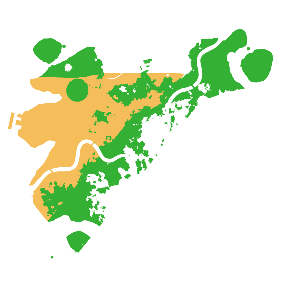 Biome Rust Map: Procedural Map, Size: 3500, Seed: 909286