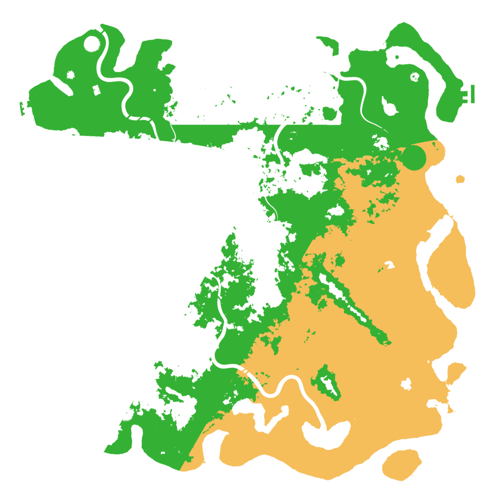 Biome Rust Map: Procedural Map, Size: 5500, Seed: 230537472