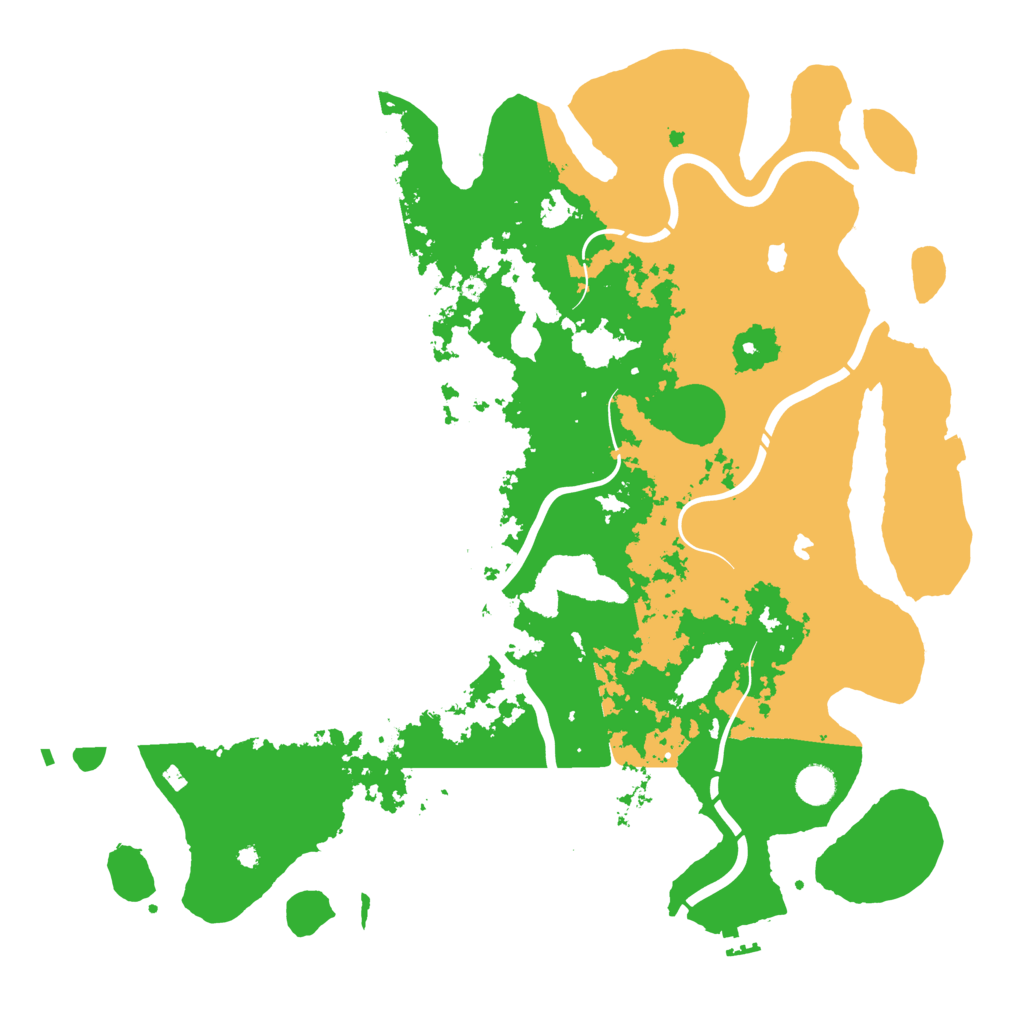 Biome Rust Map: Procedural Map, Size: 4500, Seed: 1686273805