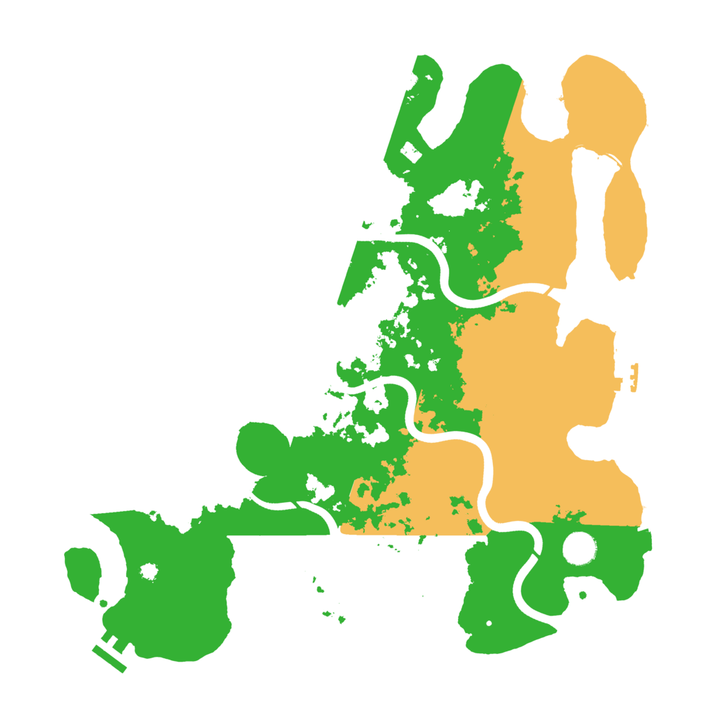 Biome Rust Map: Procedural Map, Size: 3750, Seed: 146602472