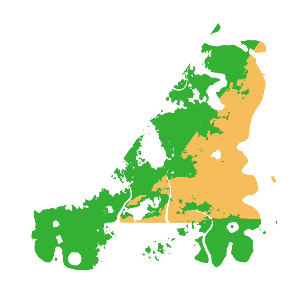 Biome Rust Map: Procedural Map, Size: 4000, Seed: 5689554