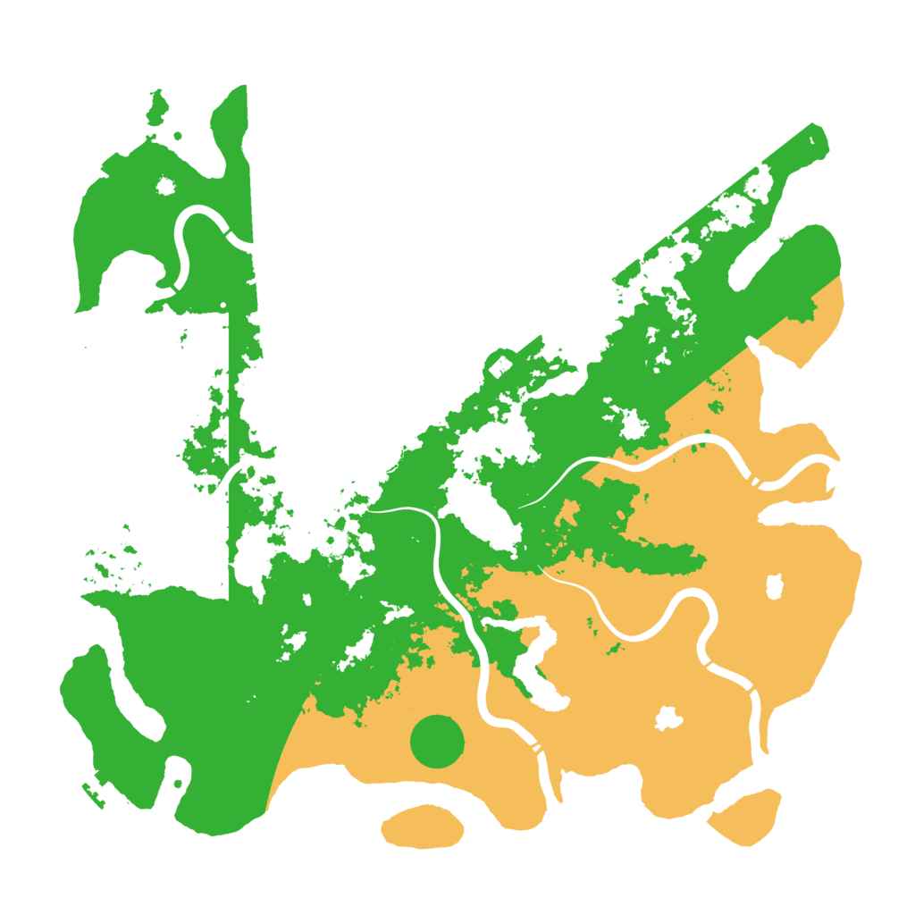 Biome Rust Map: Procedural Map, Size: 4500, Seed: 829705562