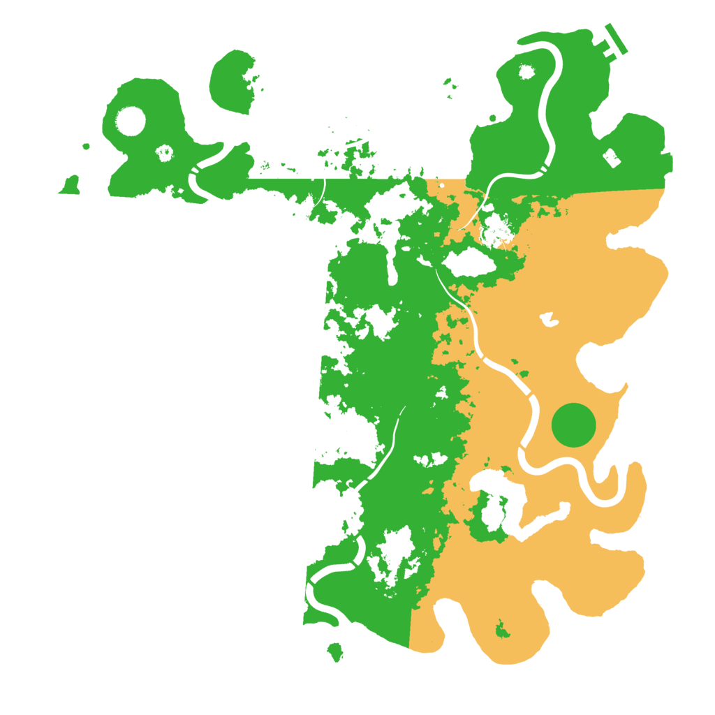 Biome Rust Map: Procedural Map, Size: 4250, Seed: 2054007812