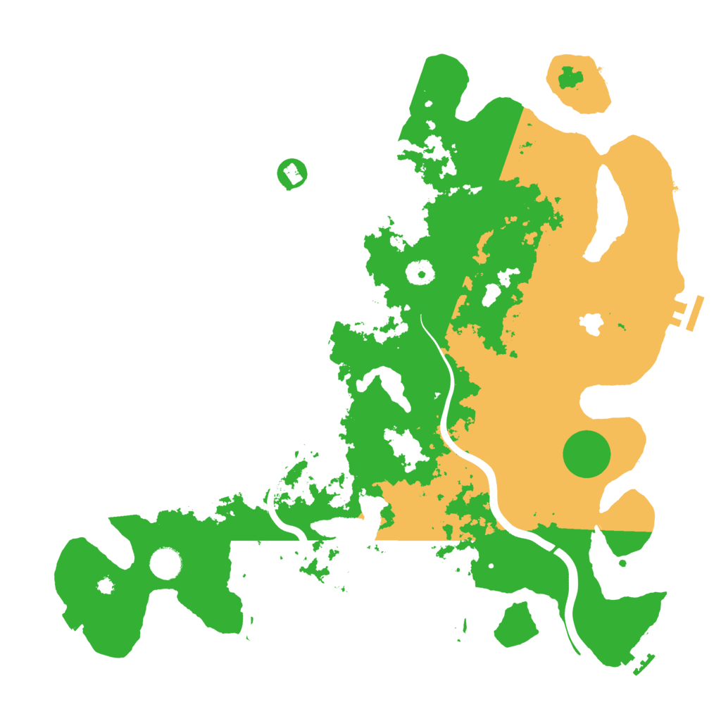 Biome Rust Map: Procedural Map, Size: 4000, Seed: 46592