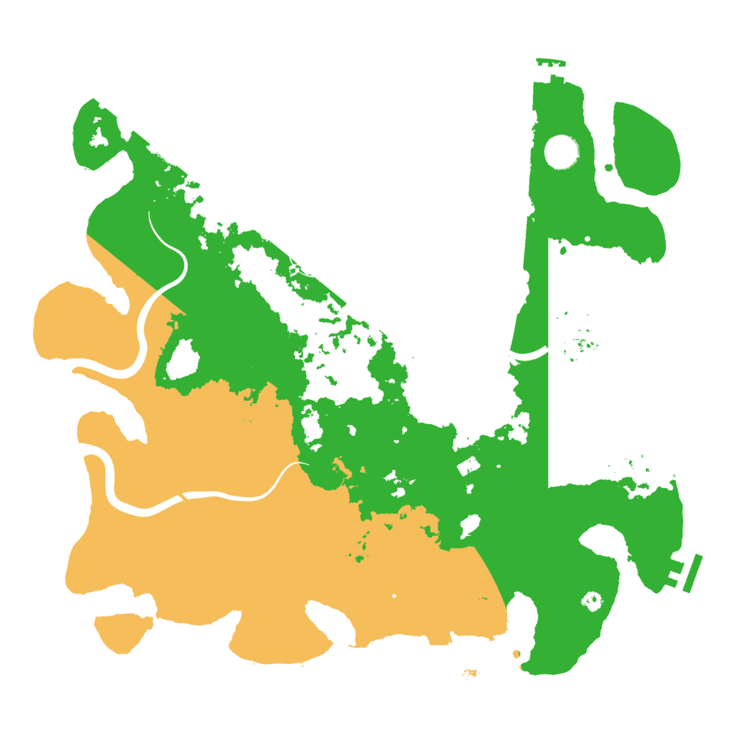 Biome Rust Map: Procedural Map, Size: 3750, Seed: 1387064457
