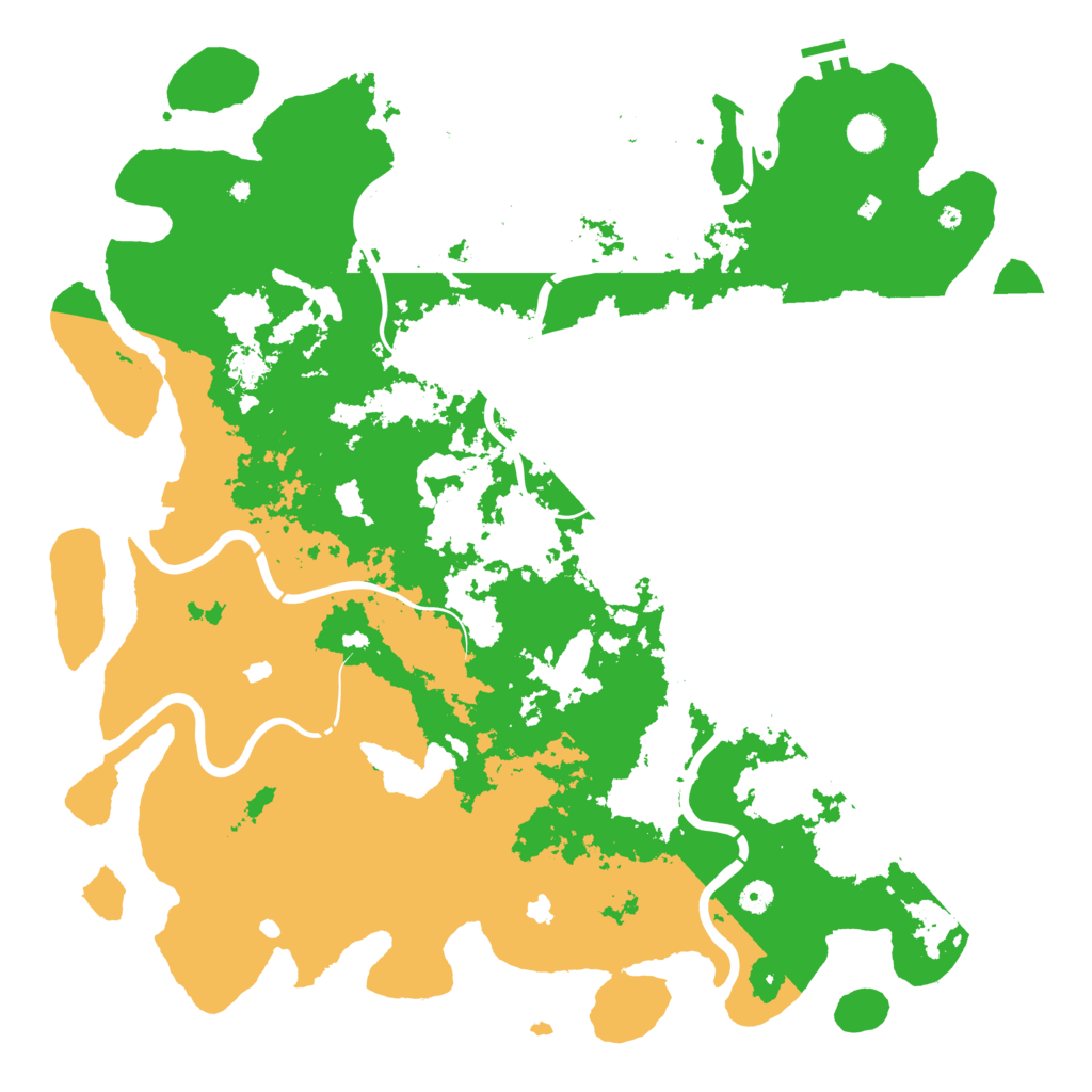 Biome Rust Map: Procedural Map, Size: 5000, Seed: 346228107