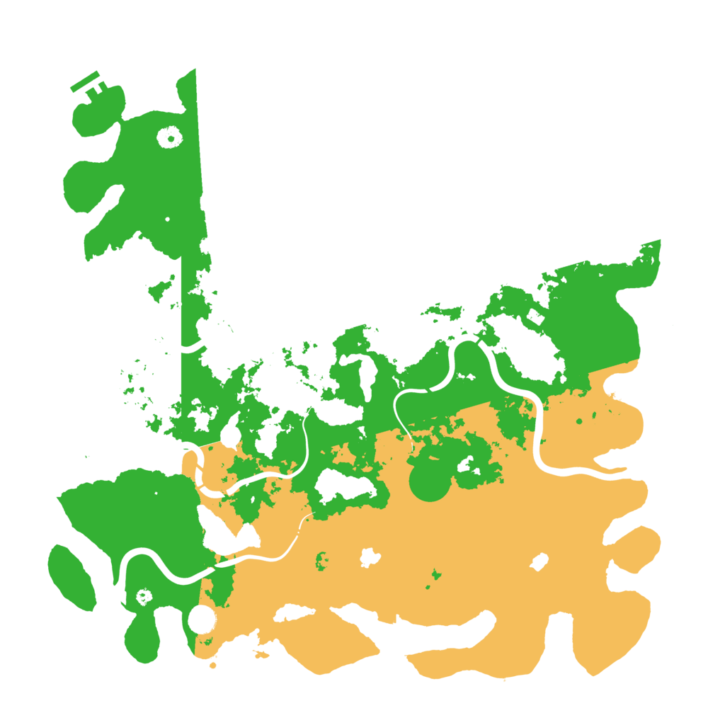 Biome Rust Map: Procedural Map, Size: 4600, Seed: 799911751