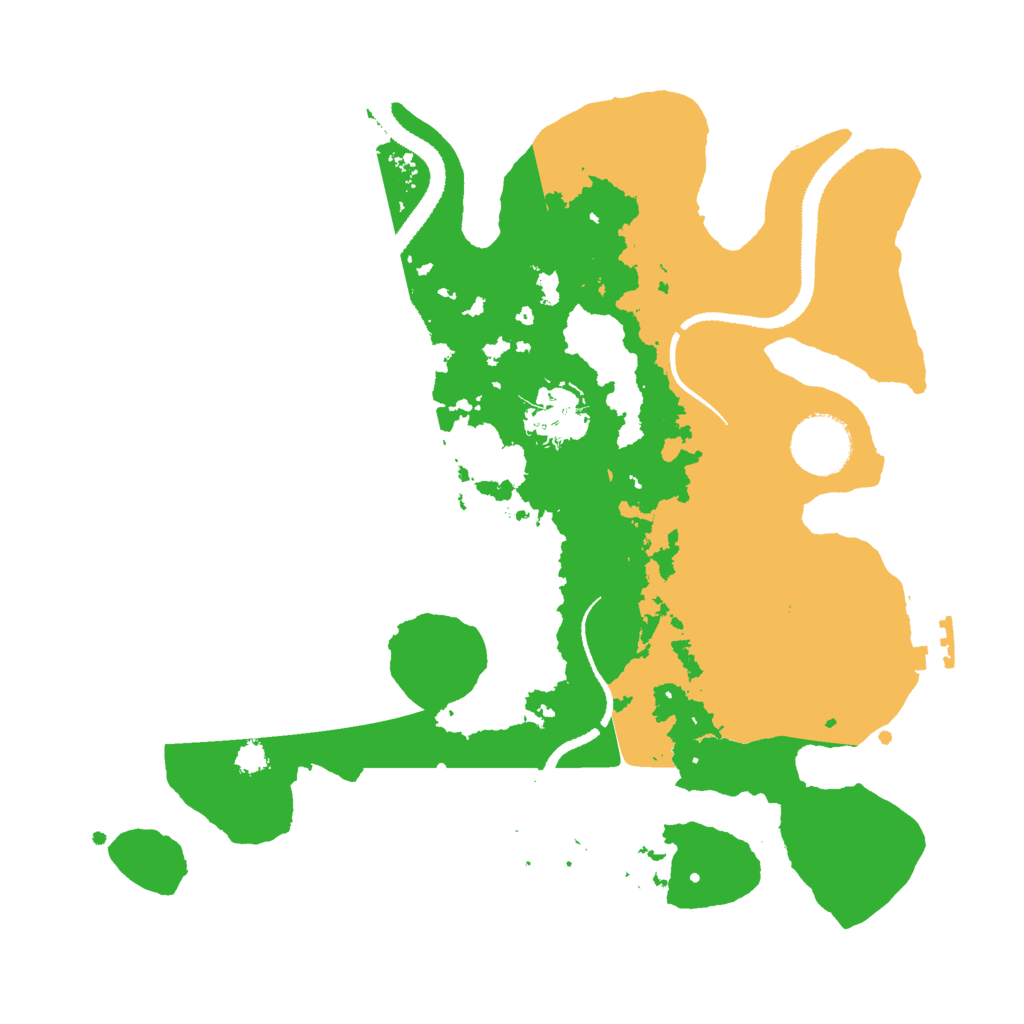 Biome Rust Map: Procedural Map, Size: 3000, Seed: 1618449306