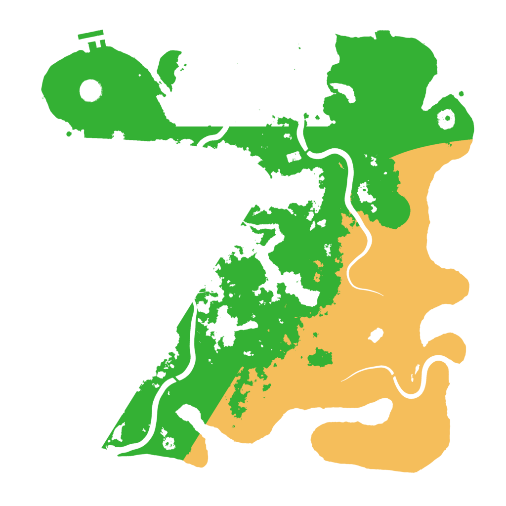 Biome Rust Map: Procedural Map, Size: 4000, Seed: 748291