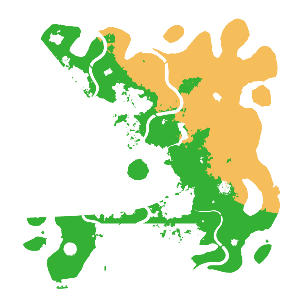 Biome Rust Map: Procedural Map, Size: 4000, Seed: 921551