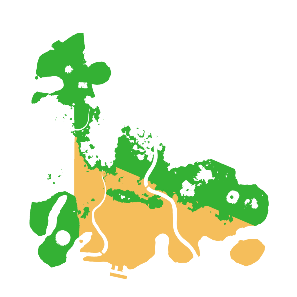 Biome Rust Map: Procedural Map, Size: 3500, Seed: 989086859