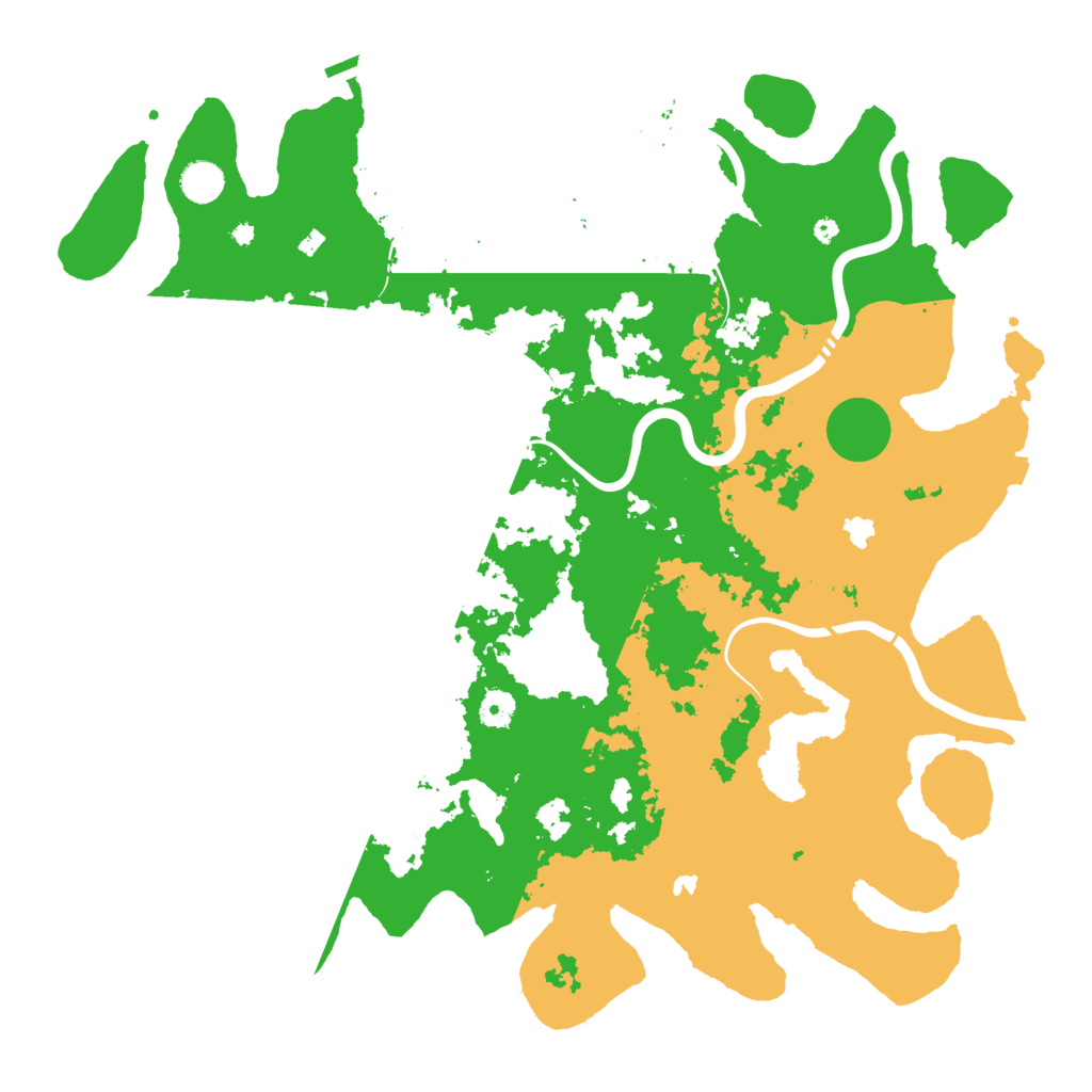 Biome Rust Map: Procedural Map, Size: 4500, Seed: 33344567