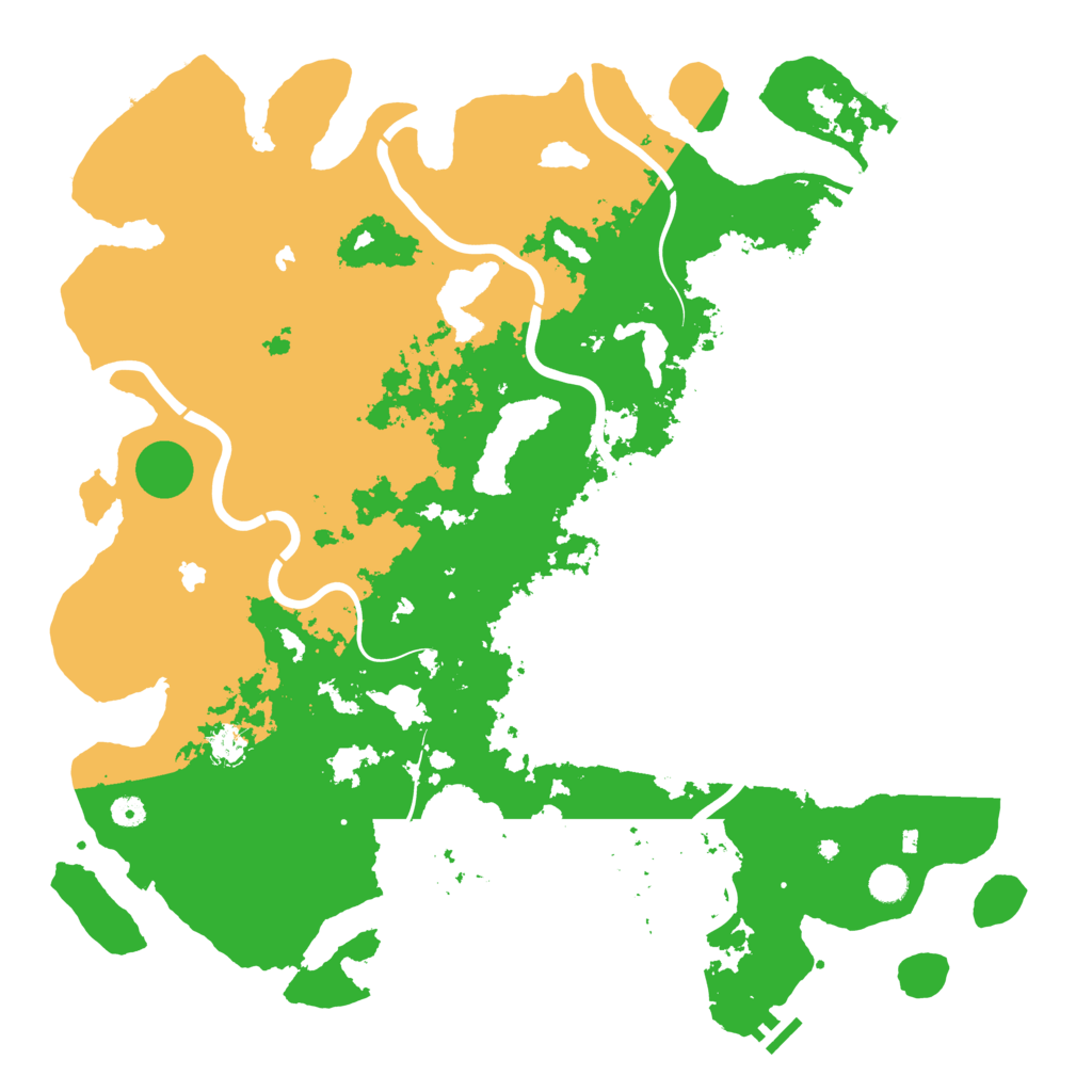 Biome Rust Map: Procedural Map, Size: 5000, Seed: 223442274