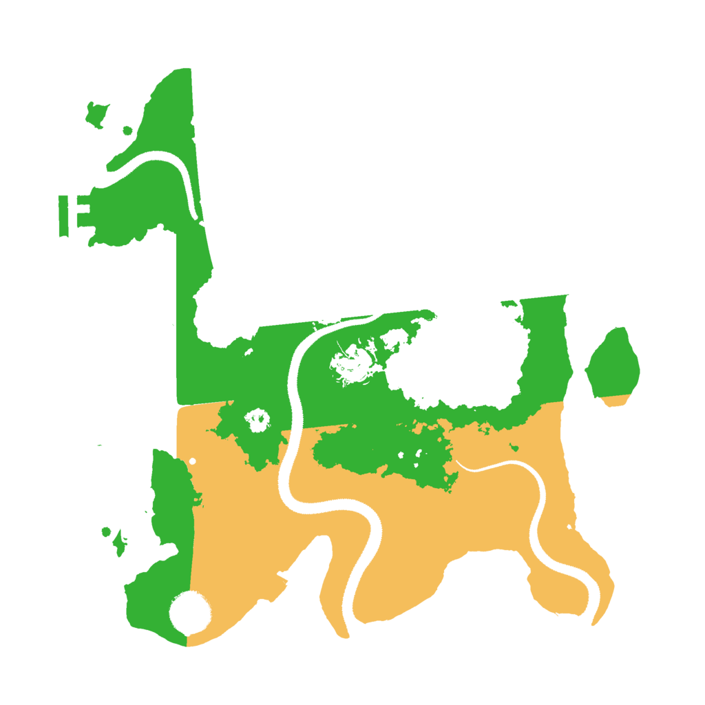 Biome Rust Map: Procedural Map, Size: 3000, Seed: 201261126