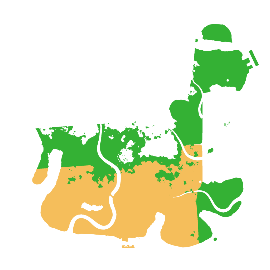 Biome Rust Map: Procedural Map, Size: 3250, Seed: 931246716