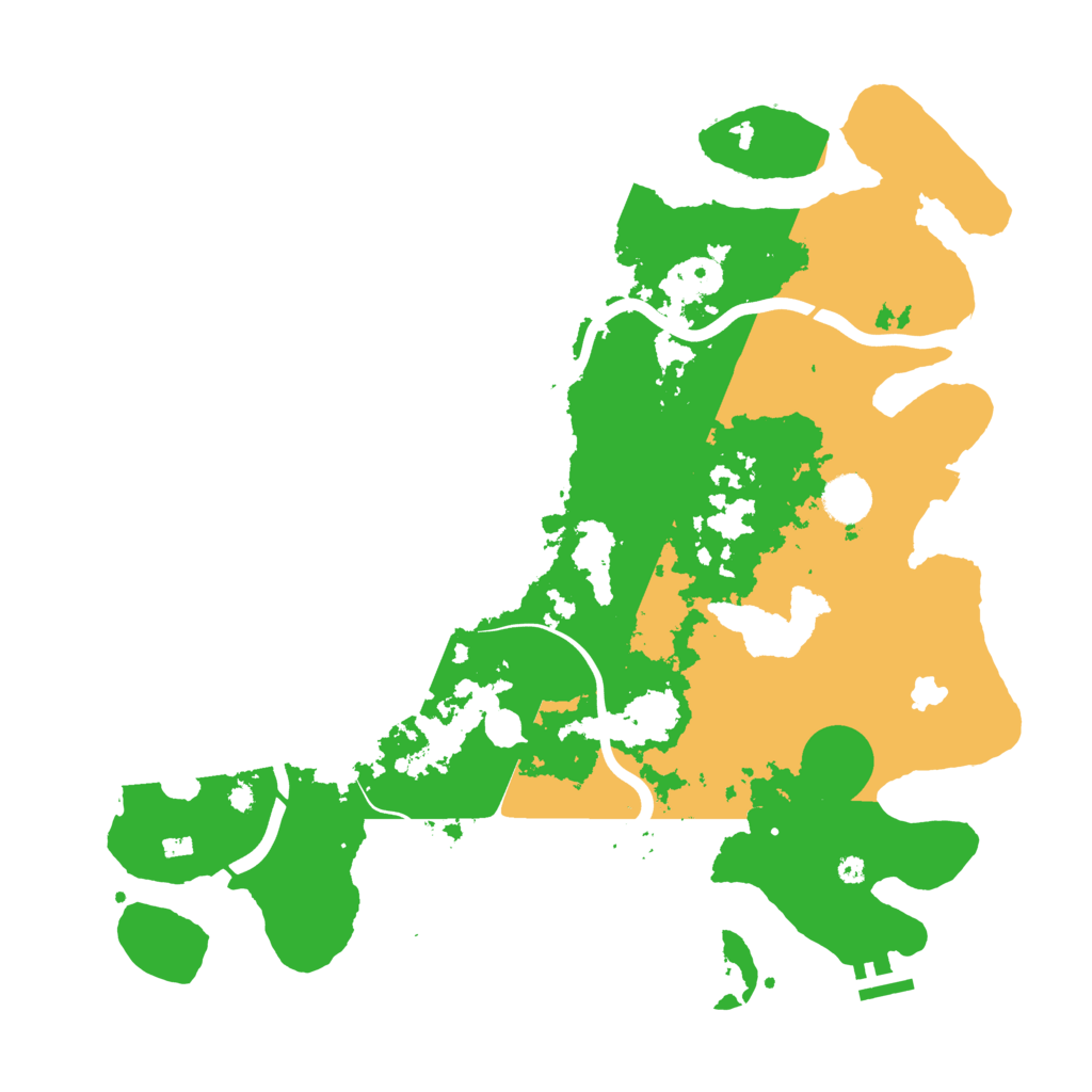 Biome Rust Map: Procedural Map, Size: 4000, Seed: 1161772175