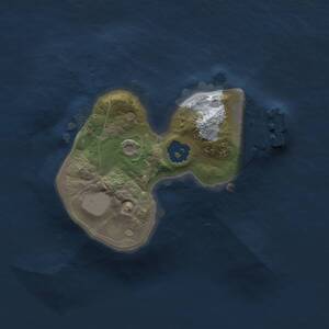 Thumbnail Rust Map: Procedural Map, Size: 1500, Seed: 1354224042, 2 Monuments