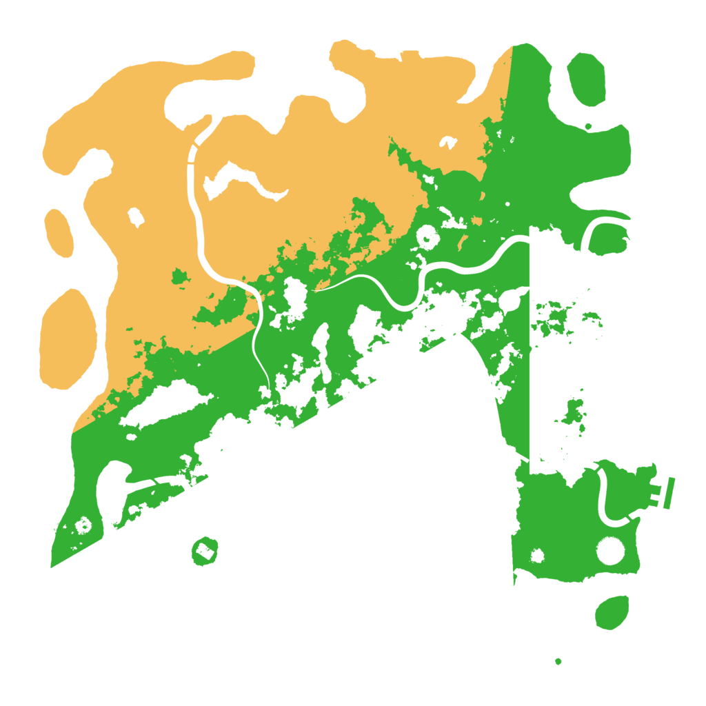 Biome Rust Map: Procedural Map, Size: 4500, Seed: 737532722