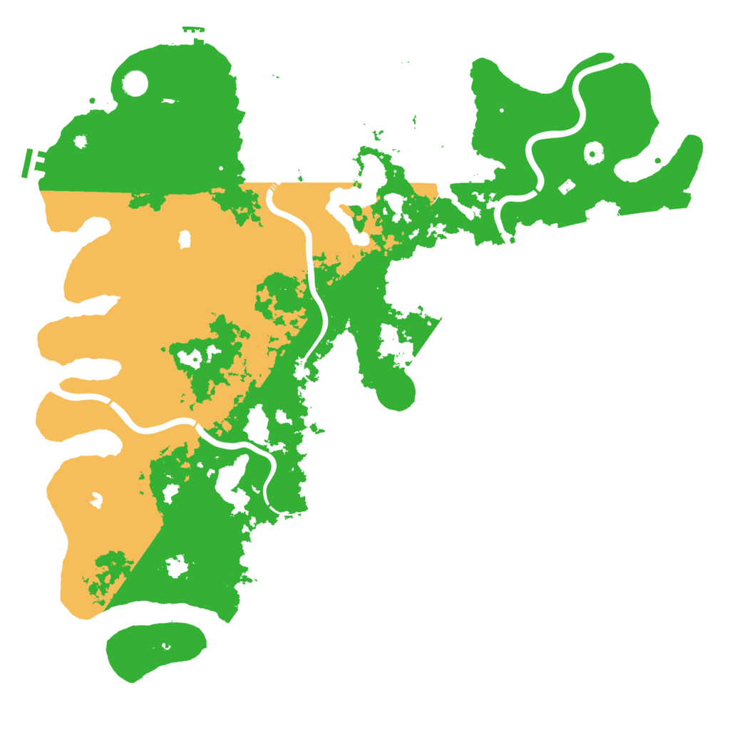 Biome Rust Map: Procedural Map, Size: 5000, Seed: 408330983